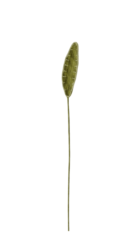 Grün — gehäkelte Blume