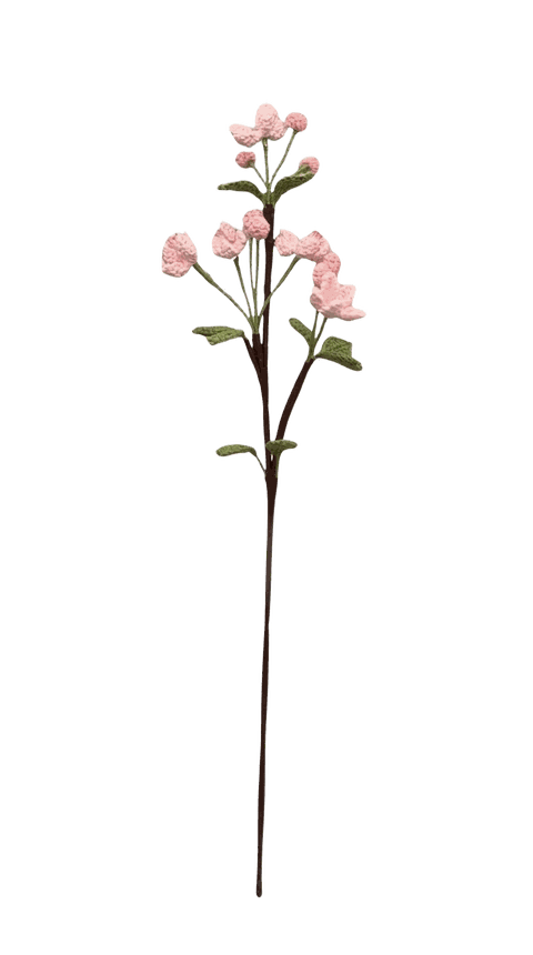 Rosa — gehäkelte Blume