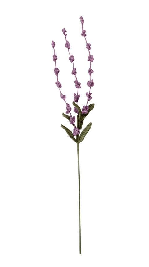 Violettt — gehäkelte Blume